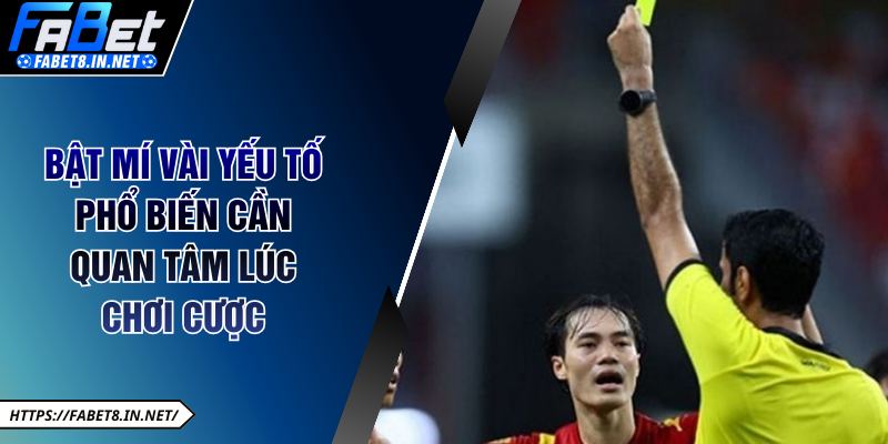 Bật mí vài yếu tố phổ biến cần quan tâm lúc chơi cược